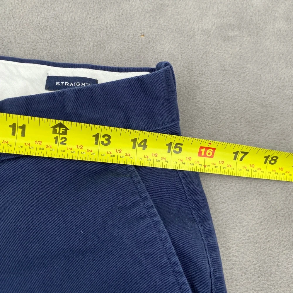 J.Crew Flex Straight Fit Chino Pants Mens 29x30 Navy Blue Stretch Cotton 5349